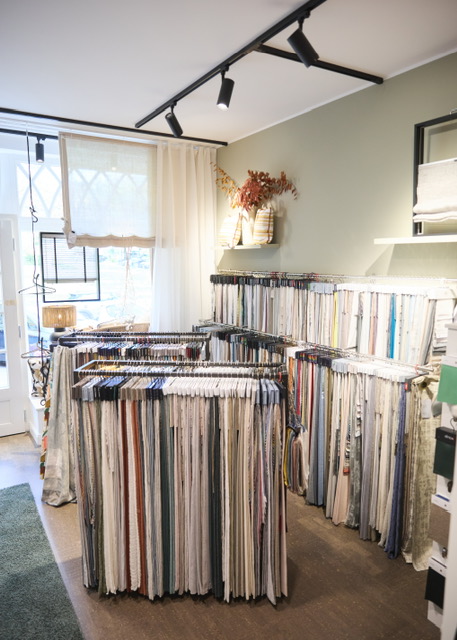 Bild des Ladens mit Stoffen